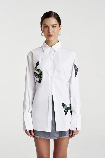 Sparkle LS Shirt WHITE