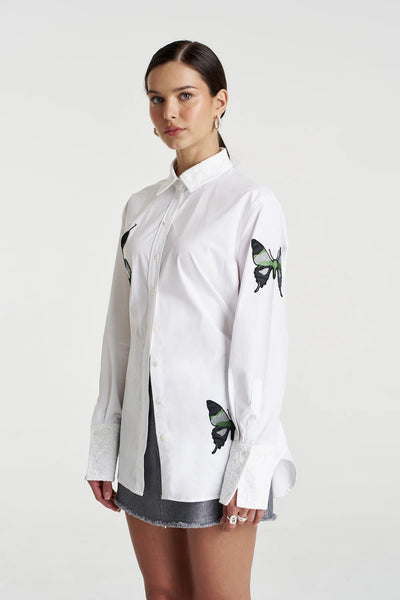 Sparkle LS Shirt WHITE