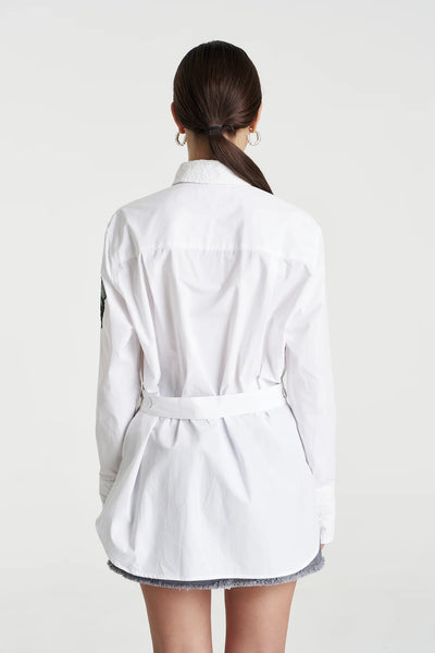 Sparkle LS Shirt WHITE