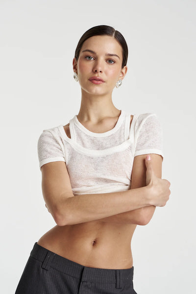 Cut Out Top VANILLA