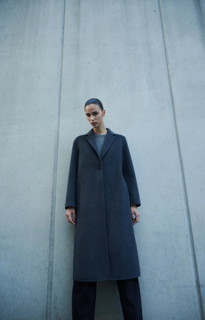Riley Wool Coat CHARCOAL