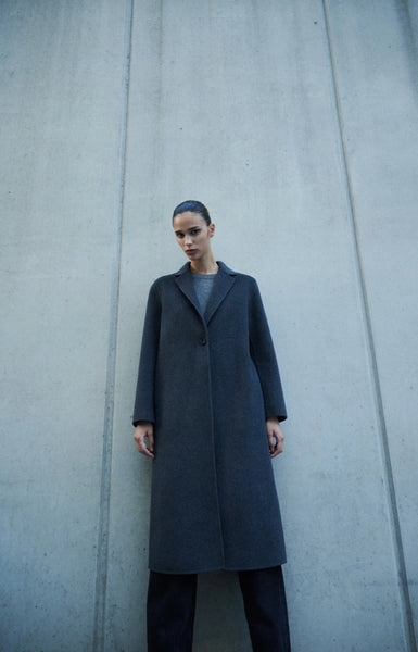 Riley Wool Coat CHARCOAL