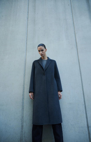 Riley Wool Coat CHARCOAL
