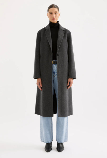 Riley Wool Coat CHARCOAL