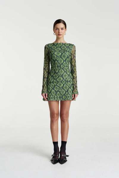 Hibernate A-line Mini Dress VIPER