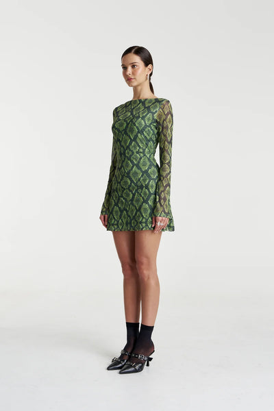 Hibernate A-line Mini Dress VIPER