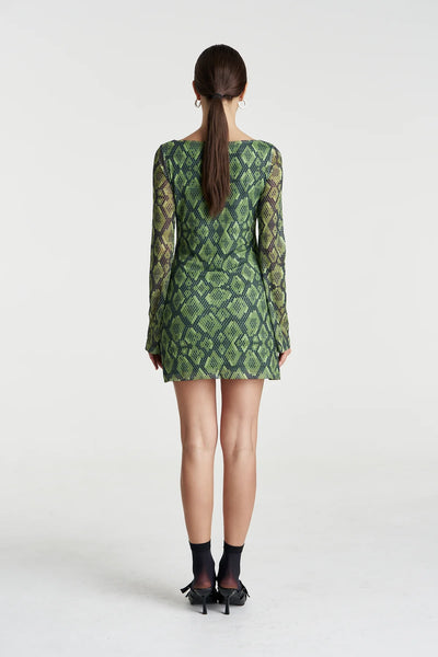 Hibernate A-line Mini Dress VIPER