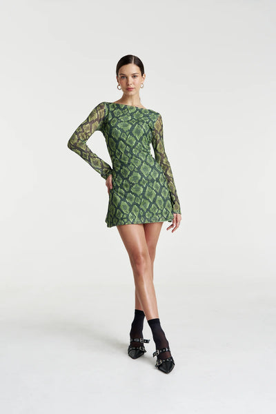 Hibernate A-line Mini Dress VIPER