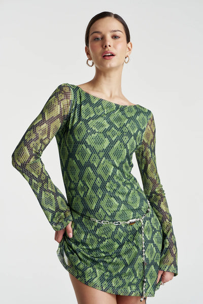 Hibernate A-line Mini Dress VIPER