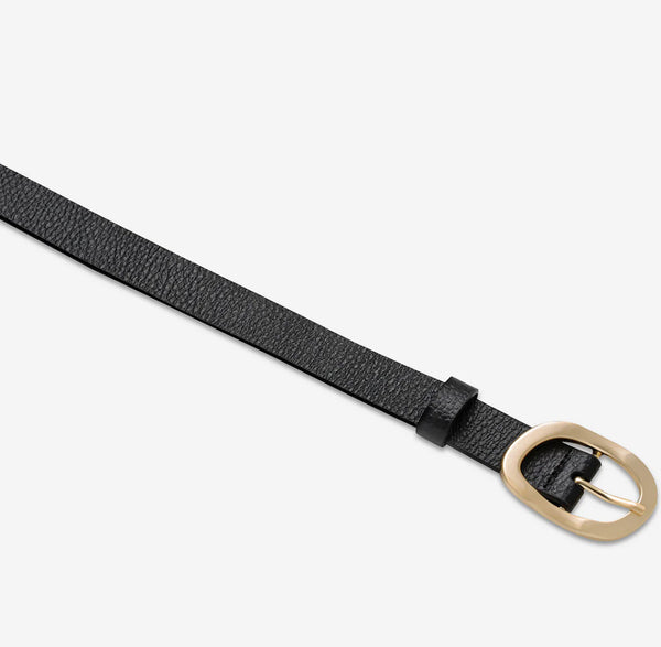 Nocturne Belt GOLD/BLACK LEATHER