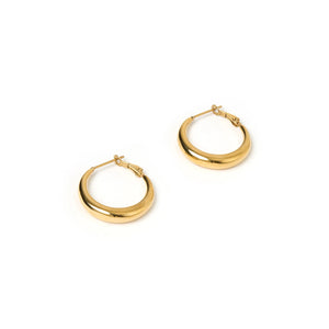 Riley Hoop Earrings Small - 14K GOLD PLATED
