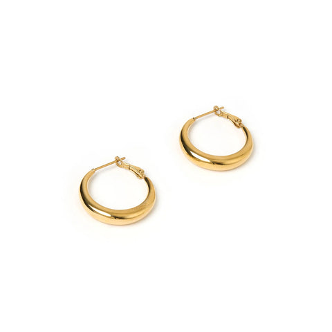 Riley Hoop Earrings Small - 14K GOLD PLATED