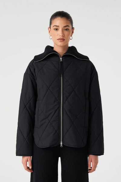 Reece Quilted Jacket BLACK