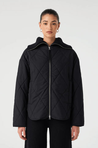 Reece Quilted Jacket BLACK