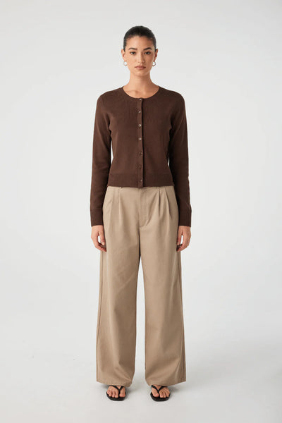 Flynn Cardigan ESPRESSO