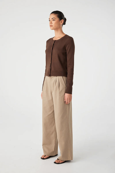 Flynn Cardigan ESPRESSO