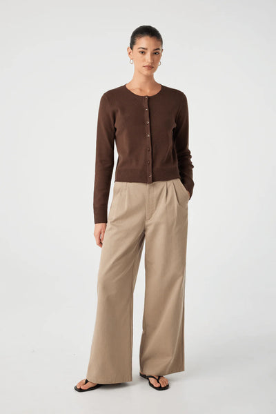 Flynn Cardigan ESPRESSO