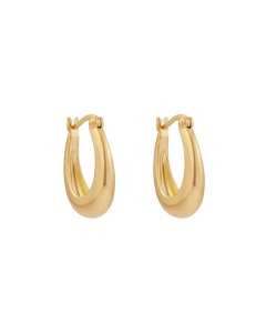 Centra Hoops 18K GOLD PLATED