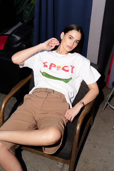 Spicy Tee Oversized Tee IVORY