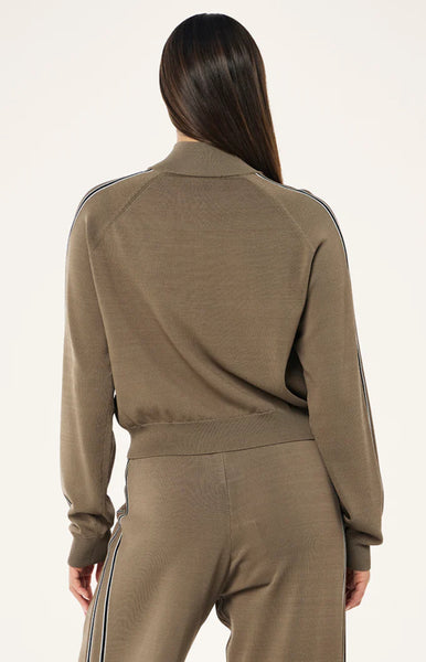 Retreat Knit Jacket BURNT BISCUIT