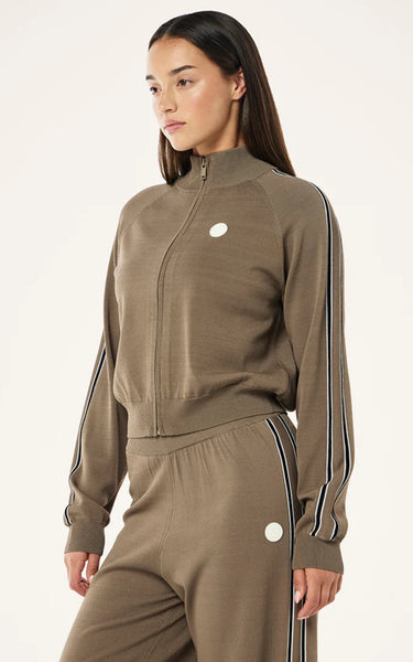 Retreat Knit Jacket BURNT BISCUIT