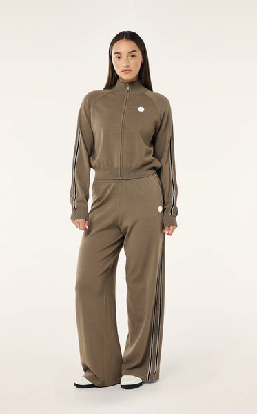 Retreat Knit Jacket BURNT BISCUIT