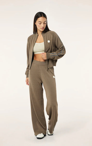 Retreat Knit Jacket BURNT BISCUIT