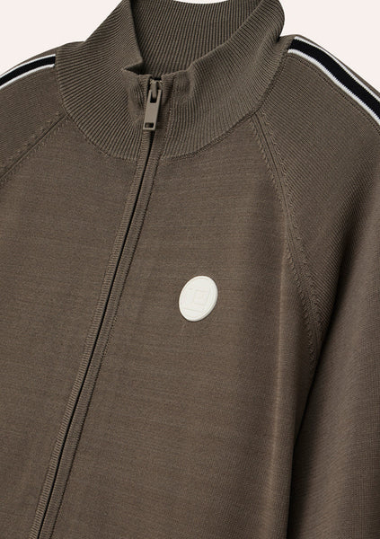Retreat Knit Jacket BURNT BISCUIT