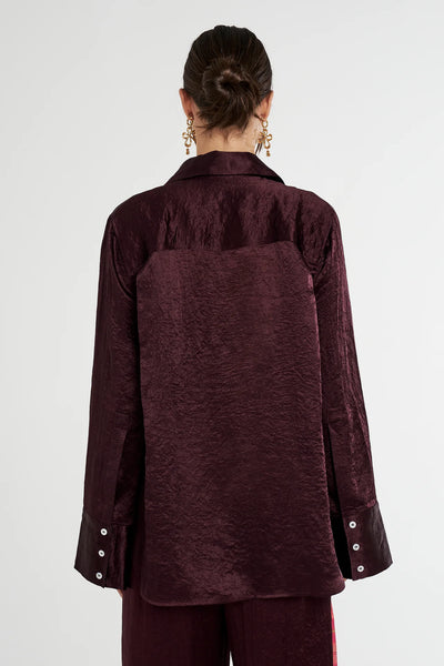 Cuff Shirt PLUM