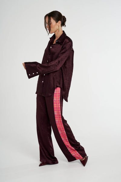 Cuff Shirt PLUM