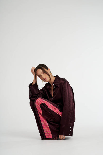 Cuff Shirt PLUM