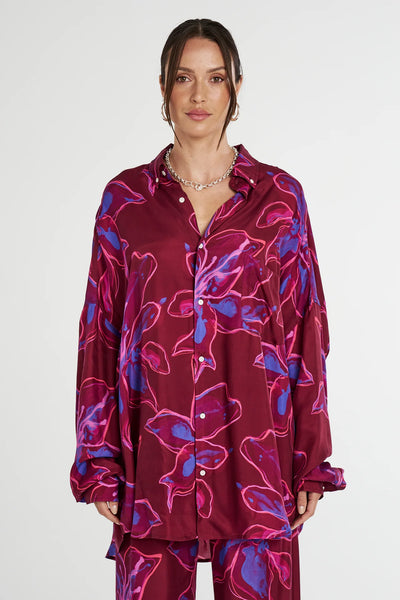 LS Oversized Shirt JAM LILY