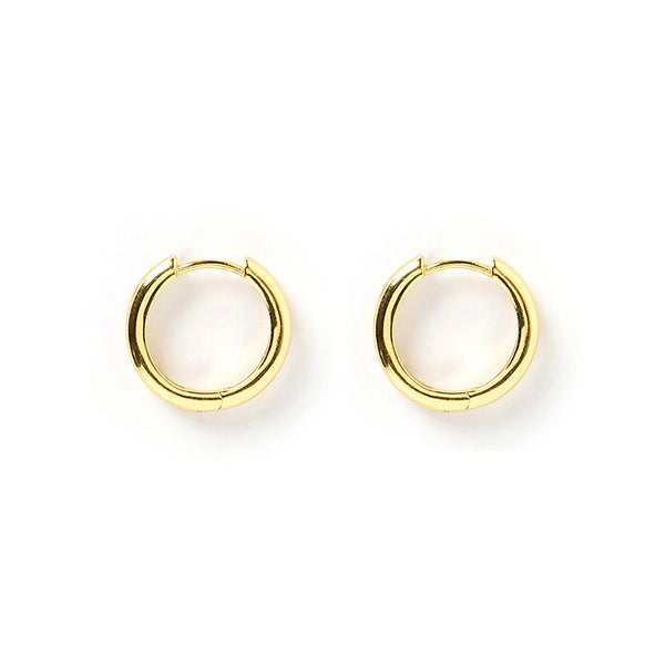 Jett Hoop Earrings 14K GOLD PLATED