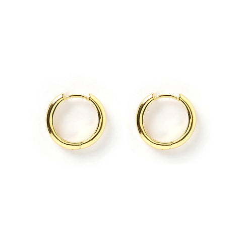 Jett Hoop Earrings 14K GOLD PLATED