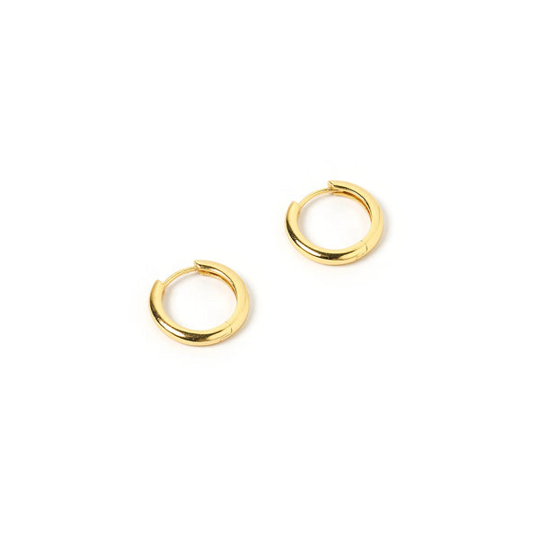 Jett Hoop Earrings 14K GOLD PLATED
