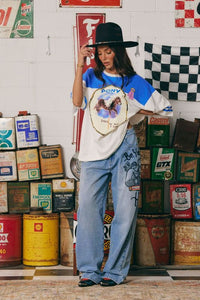 The Very Oversized Tee BLU PONY CLUB