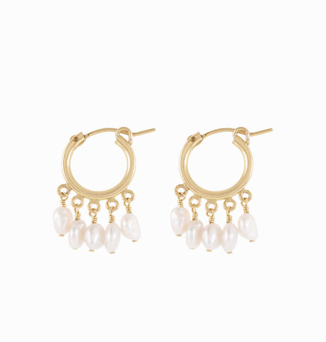 Aurora Earrings PEARL/14K GOLD FILLED