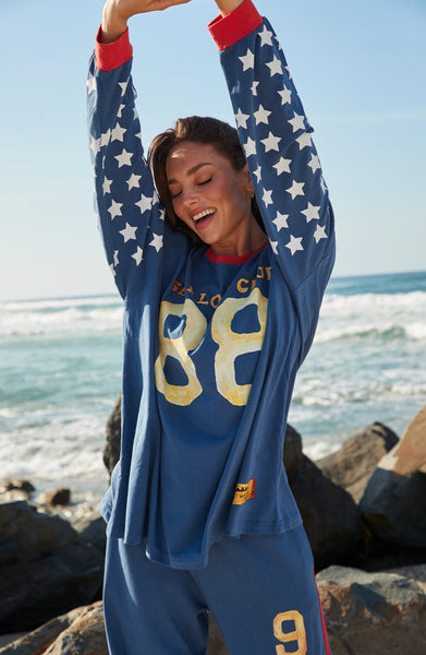 The Long Sleeve Tee YOU CUTE BLUE