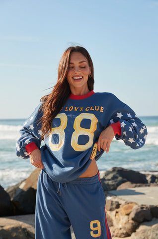 The Long Sleeve Tee YOU CUTE BLUE