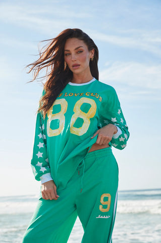 The Long Sleeve Tee YOU CUTE GREEN