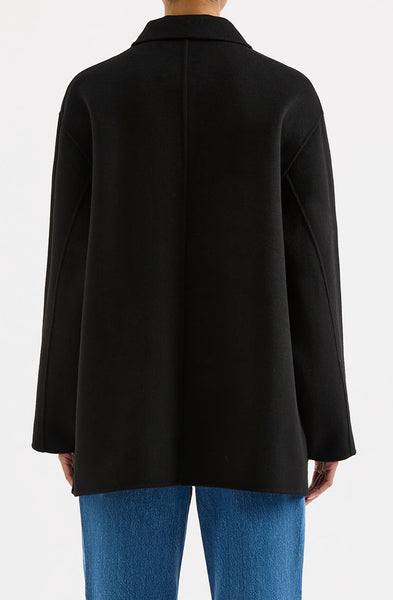 Levi Wool Coat BLACK