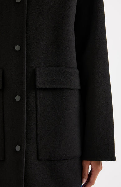 Levi Wool Coat BLACK