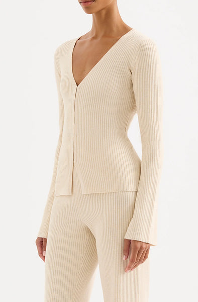 Ettiene Knit Cardigan CREAM