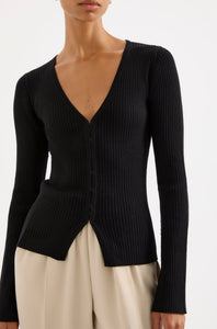 Ettiene Knit Cardigan BLACK