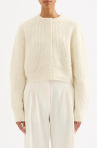 Nixon Cropped Cardigan CREAM