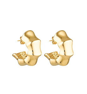 Chubby Snail Earrings 18K GOLD VERMEIL