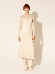 Ingrid Knit Midi Dress CREAM