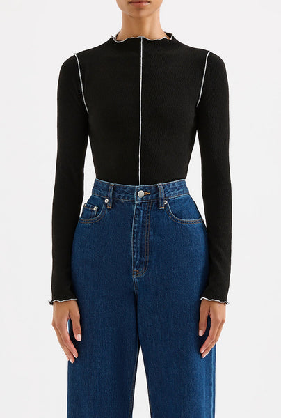 Xander LS Top BLACK