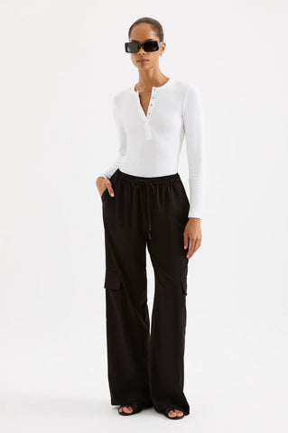 Quincy Cargo Pant BLACK