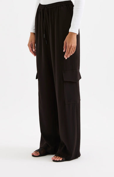 Quincy Cargo Pant BLACK